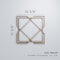 Ekena Millwork Medium Kiowa Decorative Fretwork Wood Wall Panels, Cherry, 15 3/8"W x 15 3/8"H x 3/8"T WALW16X16X0375KWACH - alternate 4